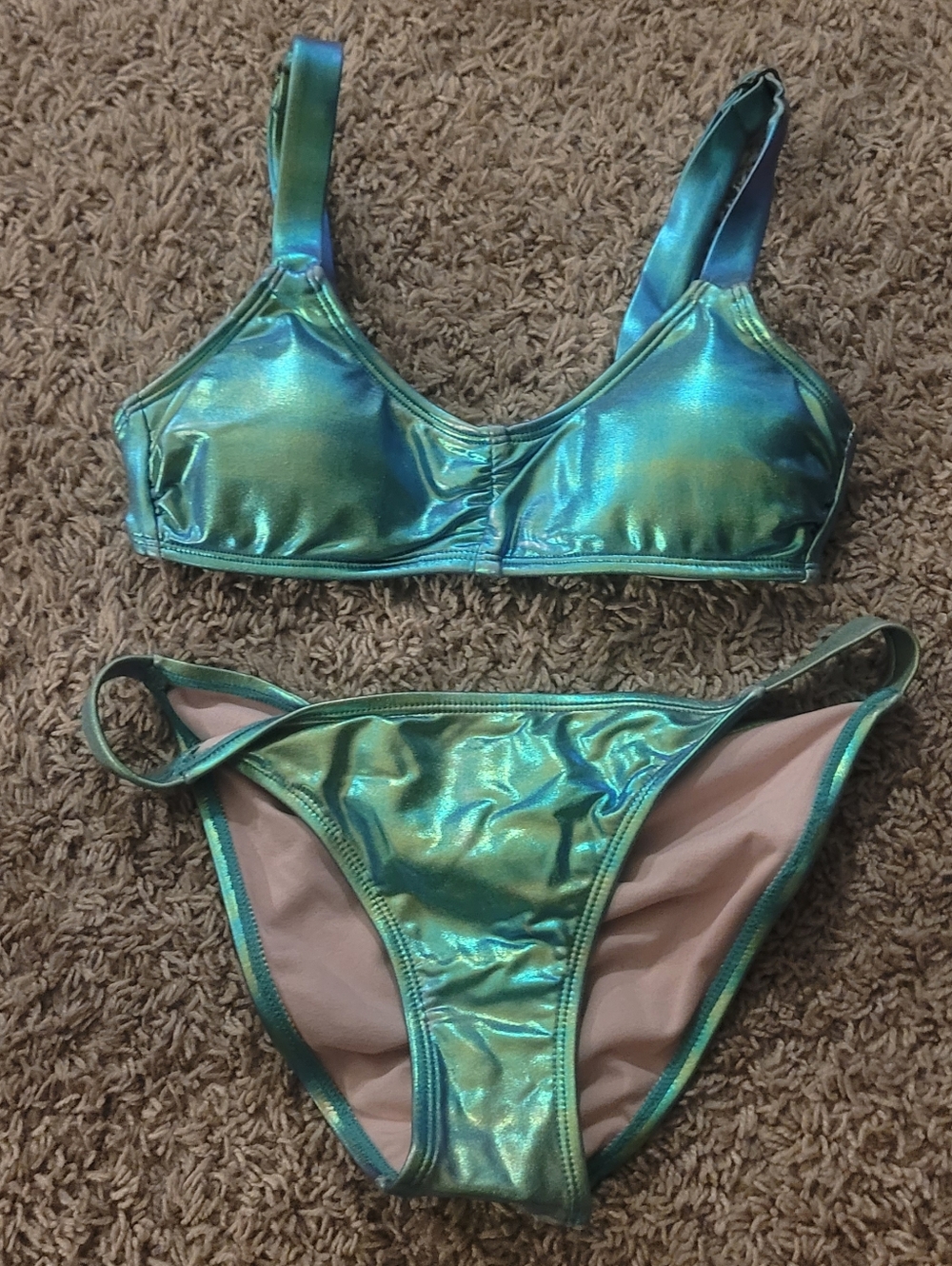 Target Xhileration Iridescent Blue / Green Bikini